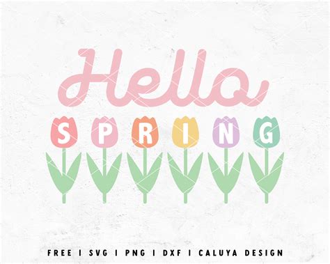 Download Free Spring is here svg Cameo