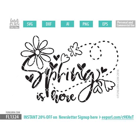 Download Free Spring is here svg Commercial Use