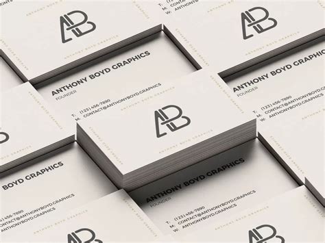 Download Free Stack of Business Cards Mockup PSD Generator