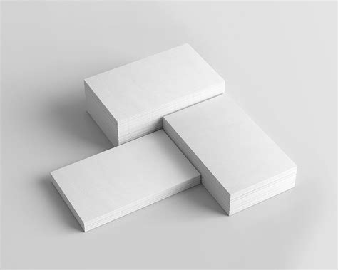 Download Free Stack of Textured Business Cards Mockup PSD Mockup Templates