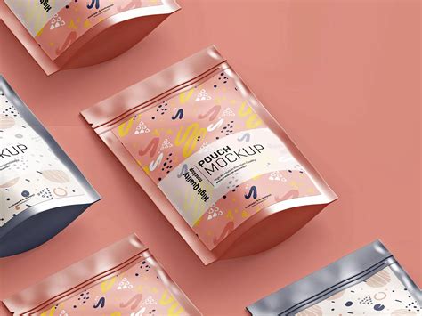Download Free Stand Up Pouch Mockup PSD Generator