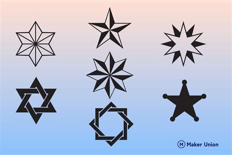 Download Free Star SVG, Star DXF, Cuttable File Commercial Use DXF Files