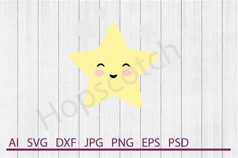 Download Free Star SVG, Star DXF, Cuttable File Easy Edite