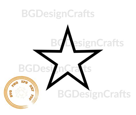 Download Free Star SVG, Star DXF, Cuttable File Images