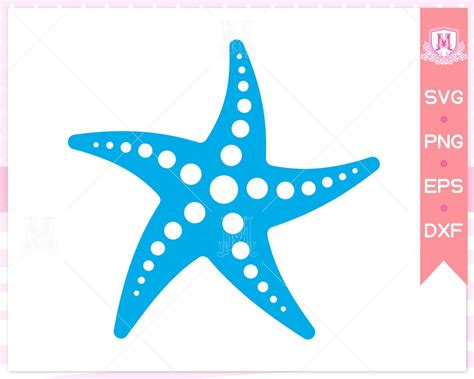 Download Free Starfish - SVG File, DXF File Cricut SVG