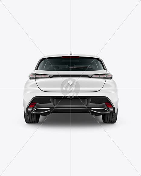 Download Free Station Wagon Mockup - Back View PSD Generator