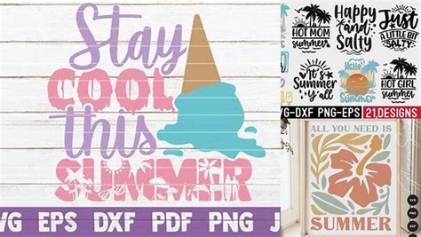 Download Free Stay Cool This Summer SVG Cut File Cut Files