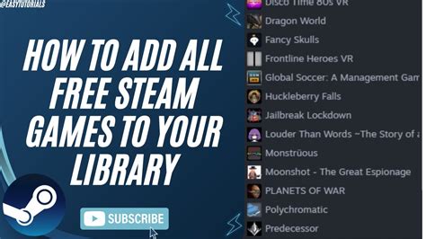 Free Steam Games Library
