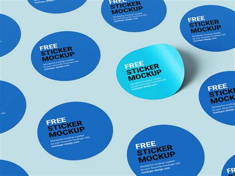 Download Free Stickers Mockup Set PSD Templates Object Mockups Yellowimages