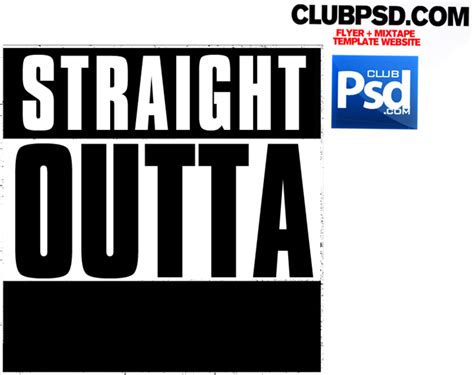 Download Free Straight Outta Commercial Use