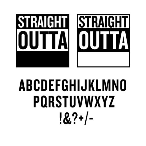 Download Free Straight Outta Creativefabrica DXF Files