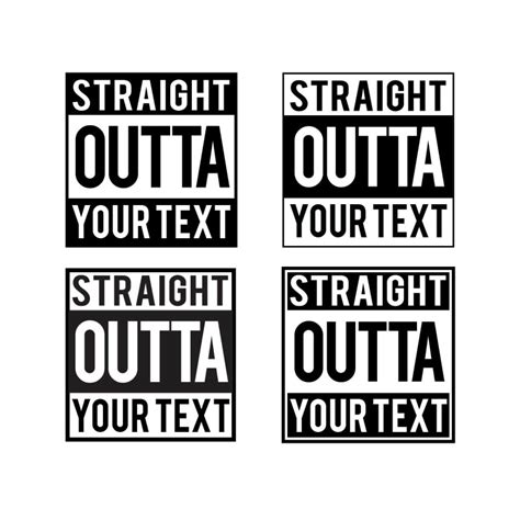 Download Free Straight Outta Silhouette DXF Files