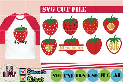 Download Free Strawberry SVG * Strawberry Monogram Cut File Files For Crafts