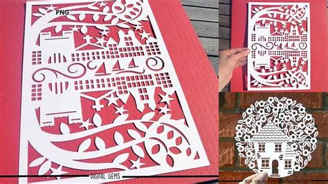 Download Free Street Paper Cut SVG / DXF / EPS Files Commercial Use