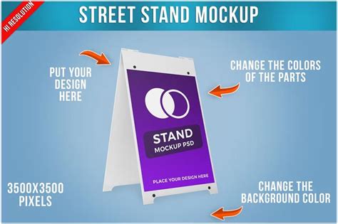 Download Free Street Stand Mockup PSD Free Mockups Yellowimages PSD PSD Files