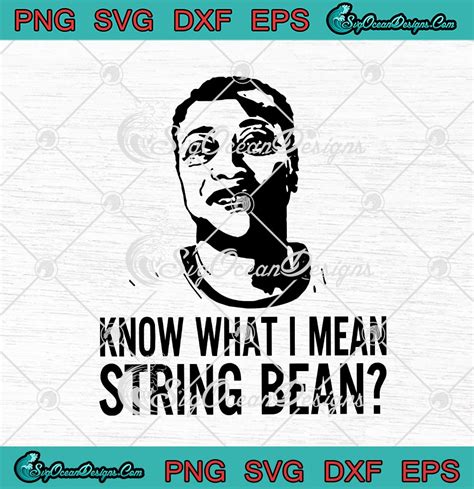 Download Free String Bean Cricut SVG DXF Files