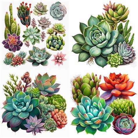 Download Free Succulent Bundle Commercial Use Free PSD Mockups