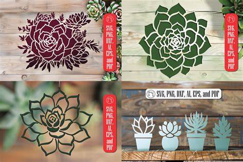Download Free Succulent Bundle Cut Images