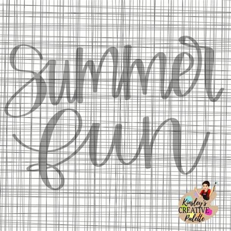 Download Free Summer Fun Lettering Pack Cricut SVG DXF Files