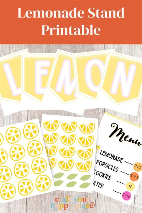 Download Free Summer Lemonade Stand | Applique Embroidery Printable