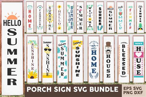 Download Free Summer Porch Sign SVG Cut Files