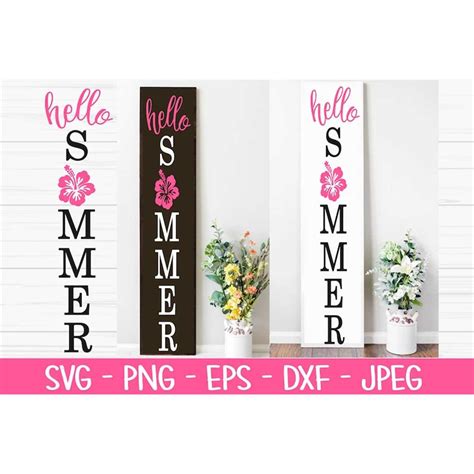 Download Free Summer Porch Sign SVG Files DXF Files