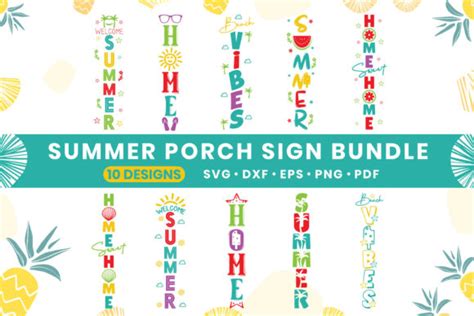 Download Free Summer Porch Sign SVG Files For Crafts