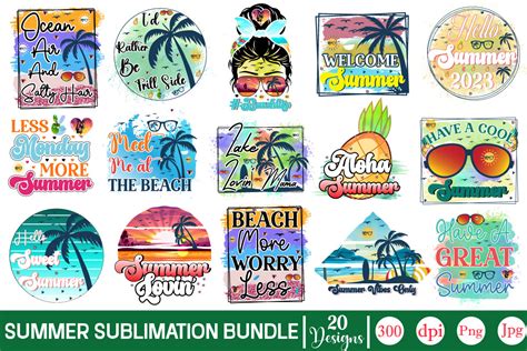 Download Free Summer Sublimation Bundle Files For Crafts