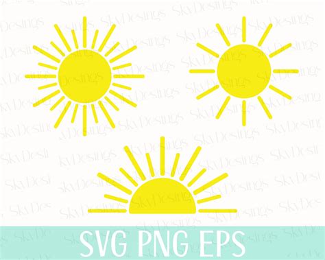 Download Free Sun Clipart Sun SVG Sunshine Files DXF Files