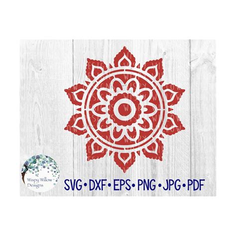 Download Free Sun Mandala SVG/DXF/EPS/PNG/JPG/PDF Files DXF Files
