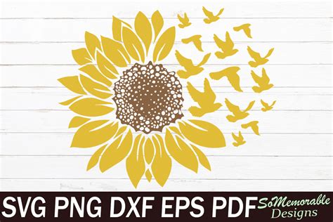 Download Free Sunflowers SVG Cut File For Crafts