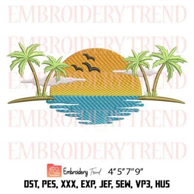 Download Free Sunshine Summer Machine Embroidery Design Cut Files