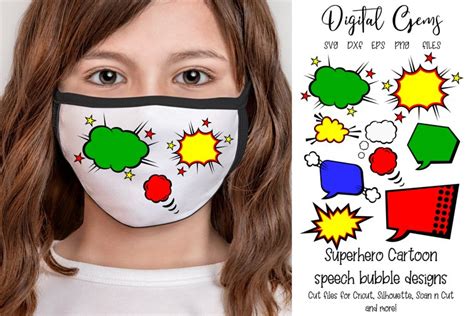 Download Free Superhero speech bubble designs DXF Files