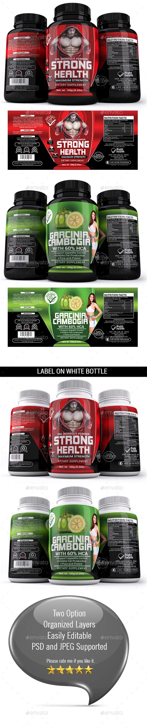 Free Supplement Label Template
