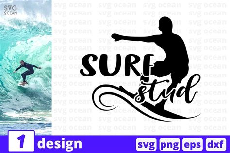 Download Free Surf stud SVG Cut File Printable
