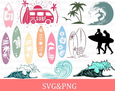 Download Free Surfing SVG Cut File Cut Files