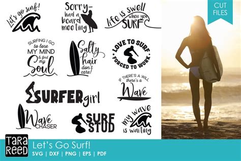 Download Free Surfing SVG Cut File Files For Crafts