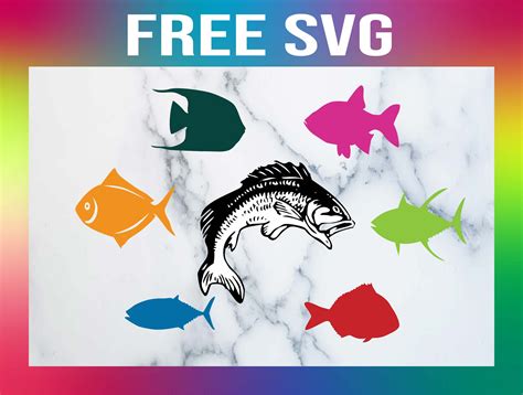 Reel in Delightful Designs with 10 Free SVG Fish Images - Ready to Use and Share!