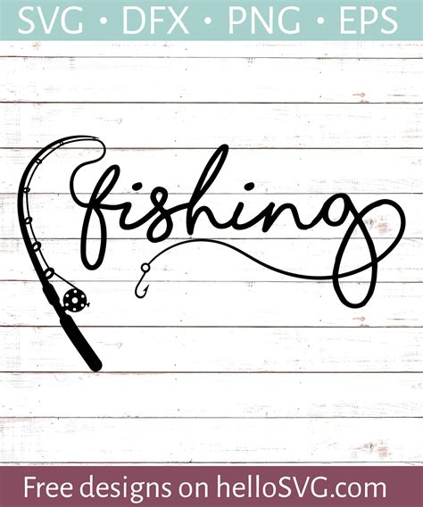 Catch the Perfect Design: Reel in Free SVG Fishing Images for Your Next Project!