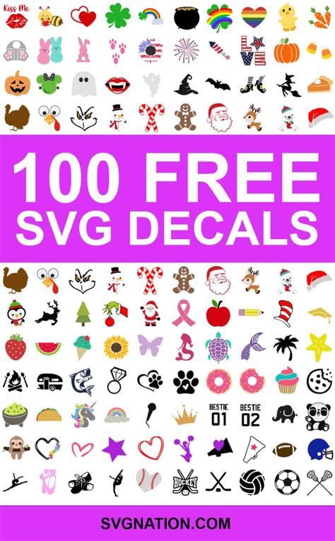 Unlock your Creativity with our Stunning Collection of Free SVG Stickers!