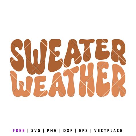 Download Free Sweater Weather Fall SVG File | Fall SVG File For Crafts