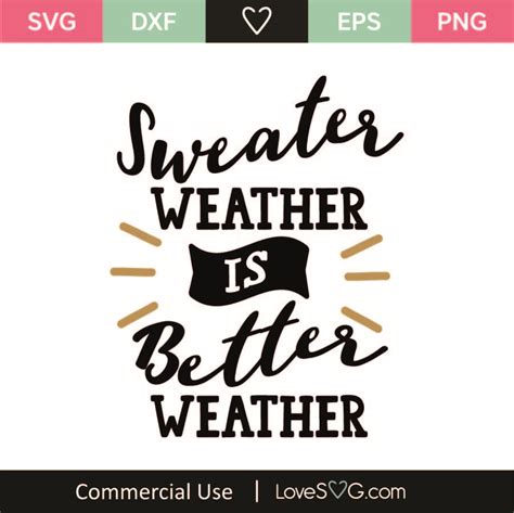 Download Free Sweater Weather Is Better Weather SVG Cut File Commercial Use Free PSD Mockups