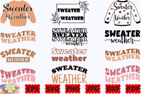 Download Free Sweater weather SVG Files For Crafts