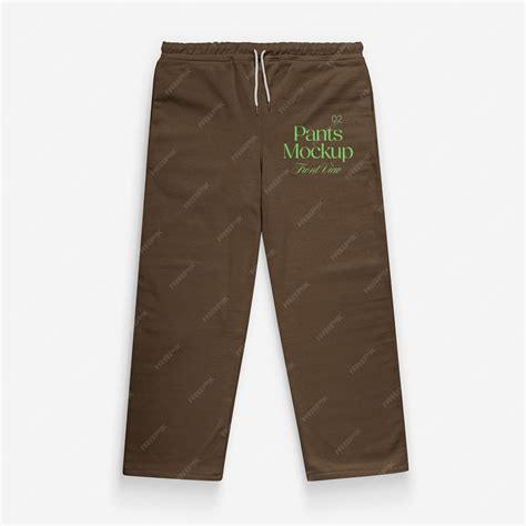 Download Free Sweatpants with Cord - Front View PSD Generator