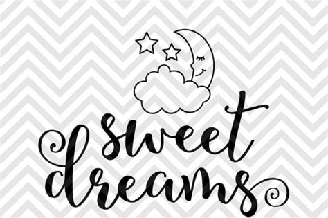 Download Free Sweet Dreams Bear - SVG File, DXF File Files