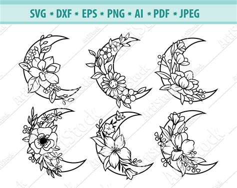 Download Free Sweet Dreams Moon - SVG File, DXF File Files For Crafts