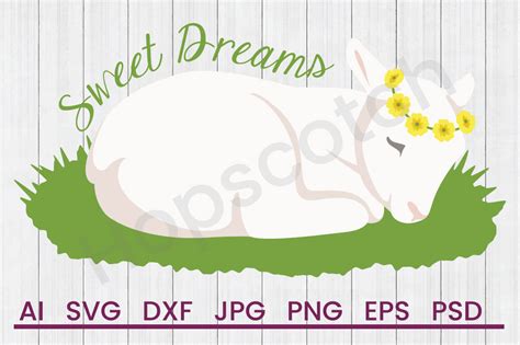 Download Free Sweet Dreams Moon - SVG File, DXF File Printable