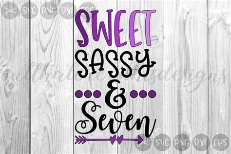 Download Free Sweet Sassy and Seven Files DXF Files