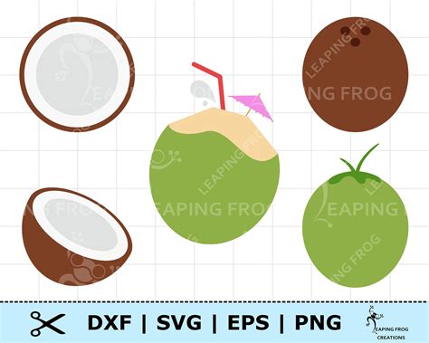 Download Free Sweet Summer Coconut DXF Files