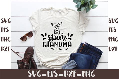 Download Free Swim Grandma For Crafts